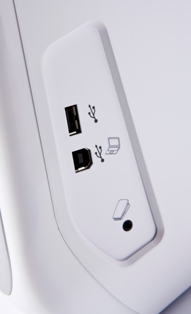 USB inngang.