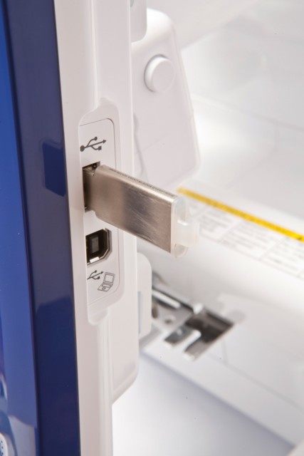 USB inngang.